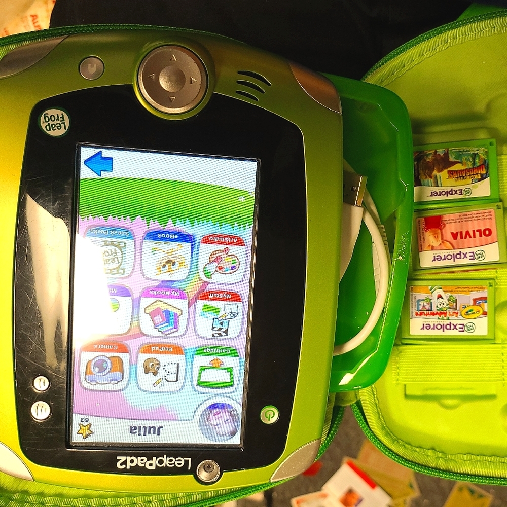LeapFrog LeapPad 2 Explorer Learning System 6 game